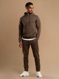 Essential Interlock Jogger - Brown