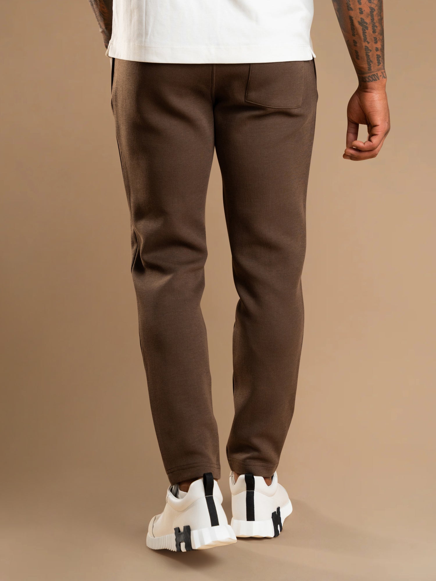Essential Interlock Jogger - Brown