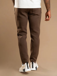 Essential Interlock Jogger - Brown