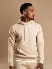 Essential Interlock Hoodie - Beige