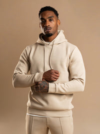 Essential Interlock Hoodie - Beige