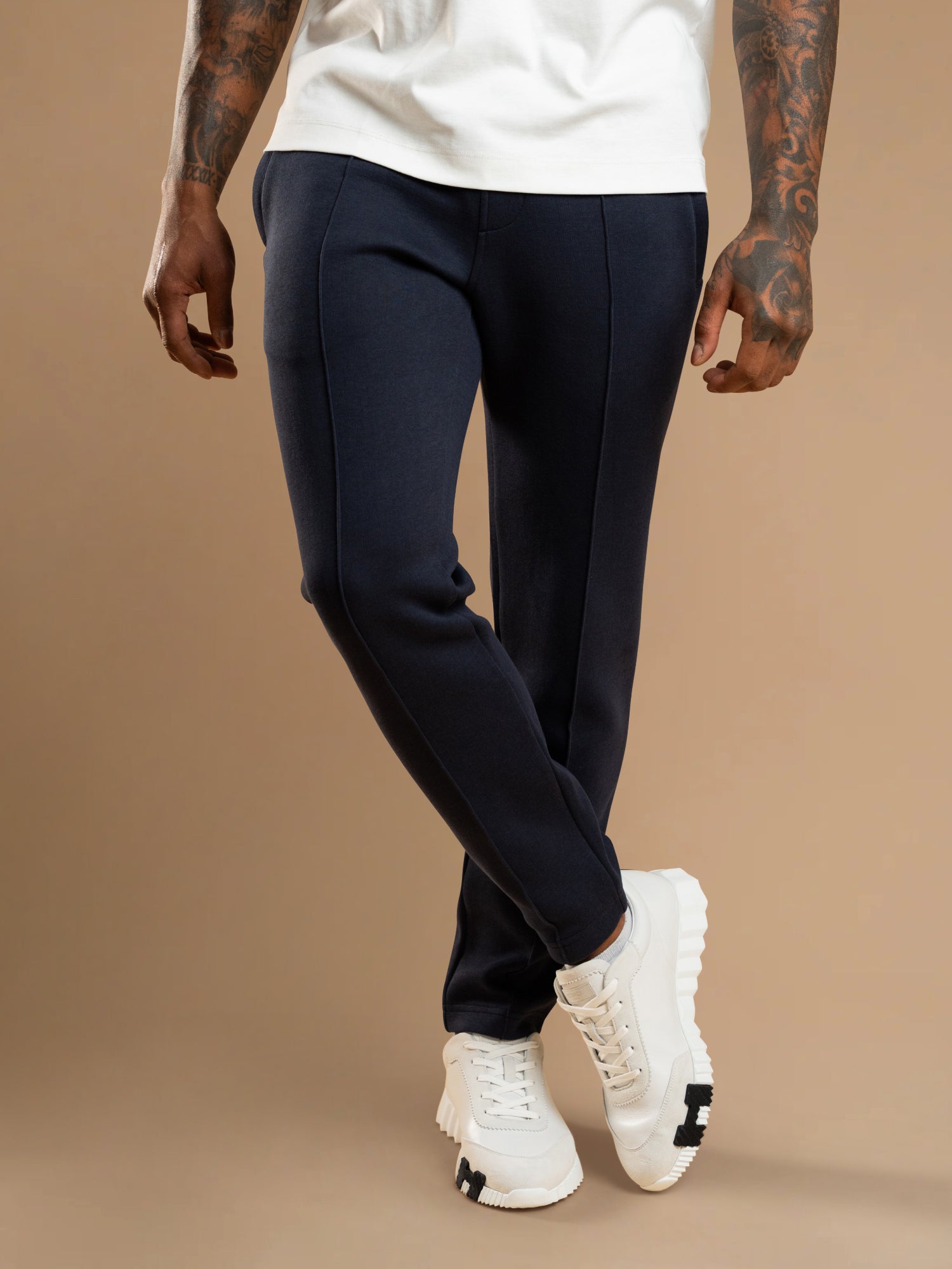 Essential Interlock Jogger - Navy