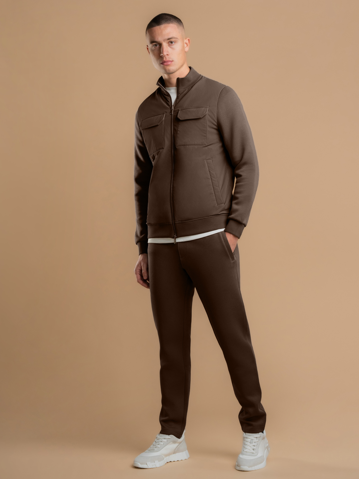 Hybrid Jacket - Brown
