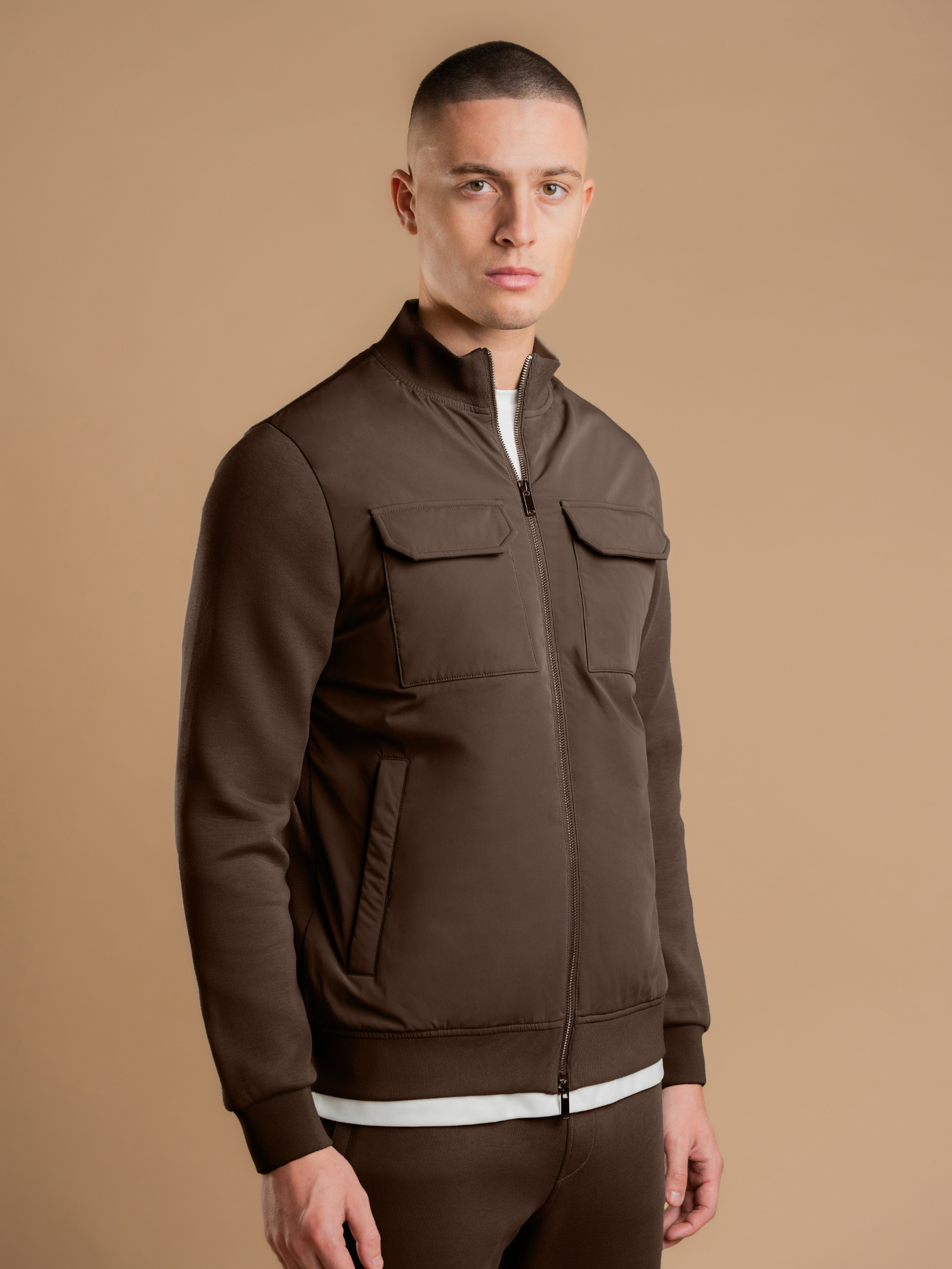 Hybrid Jacket - Brown