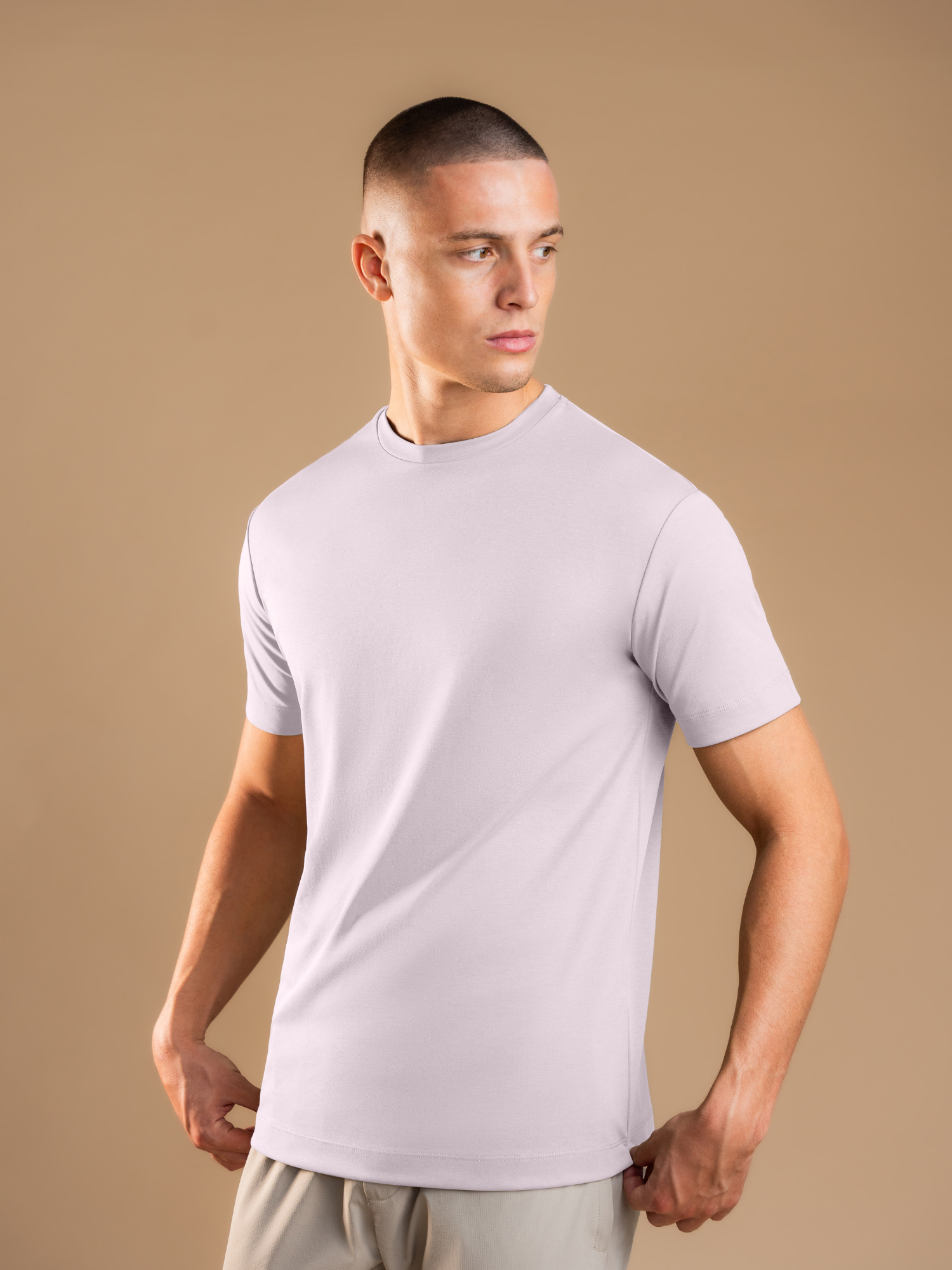 Essential Lux T-Shirt - Ash Rose