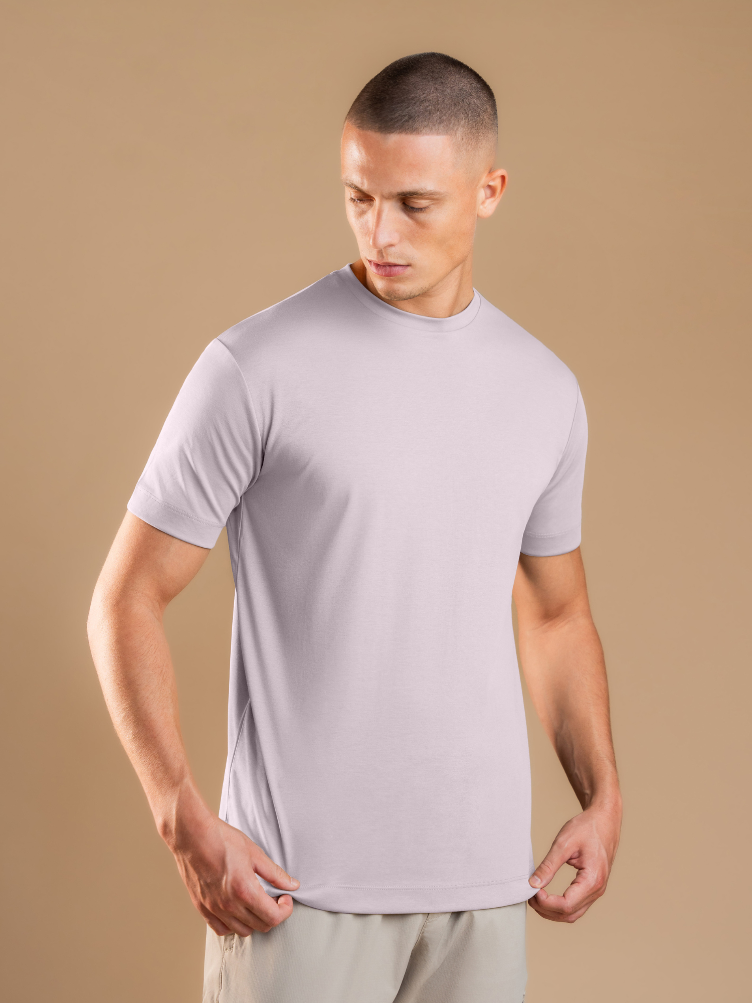 Essential Lux T-Shirt - Ash Rose