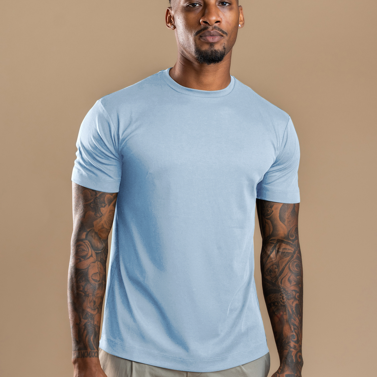 Essential Lux T-Shirt - Light Blue