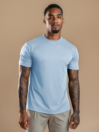 Essential Lux T-Shirt - Light Blue