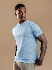 Essential Lux T-Shirt - Light Blue