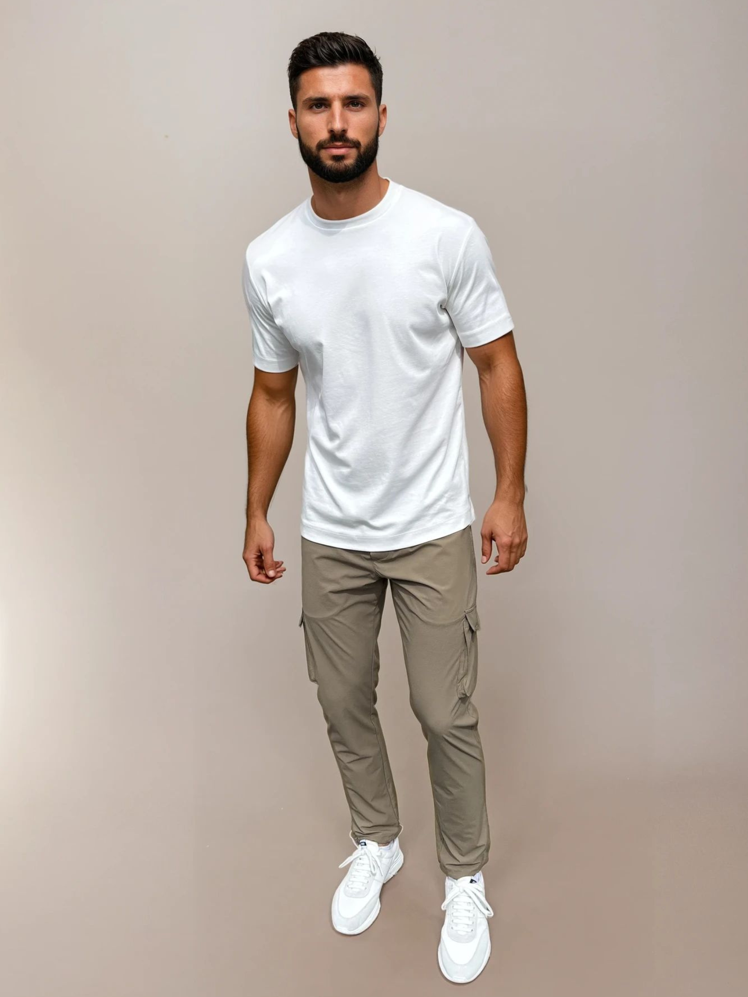Cargo Tech Pants - Mocca