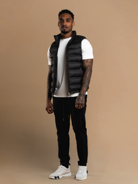 Tech Puffer Gilet - Black