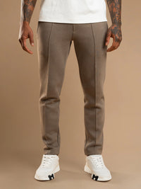Essential Interlock Jogger - Taupe