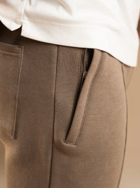 Essential Interlock Jogger - Taupe