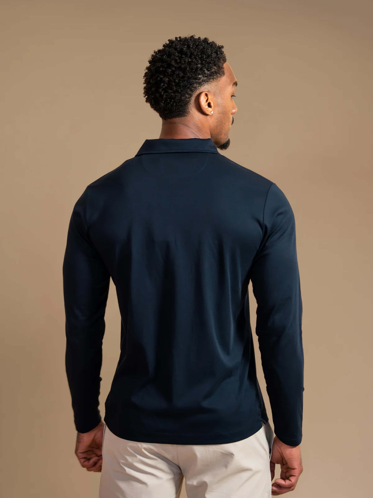 Lux Longsleeve Polo - Mixed 3 Pack - Navy