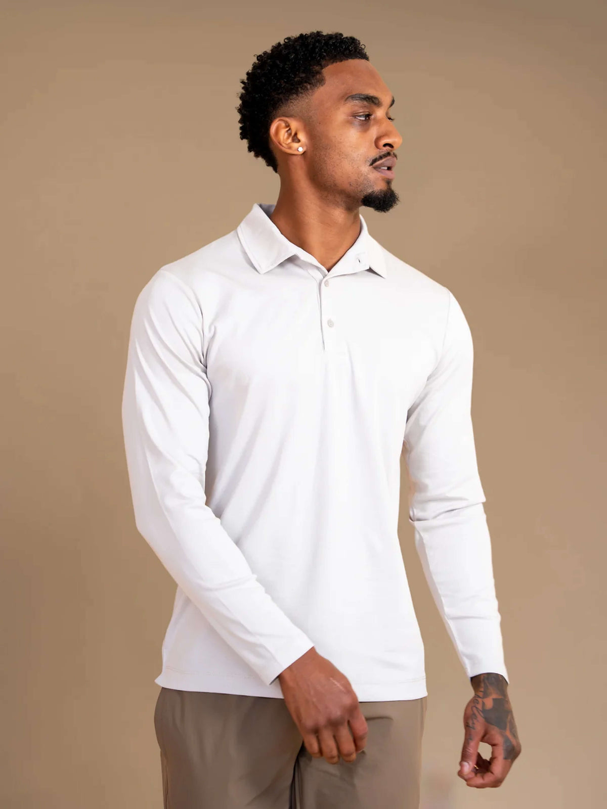 Lux Longsleeve Polo - Mixed 3 Pack - Earth Tones