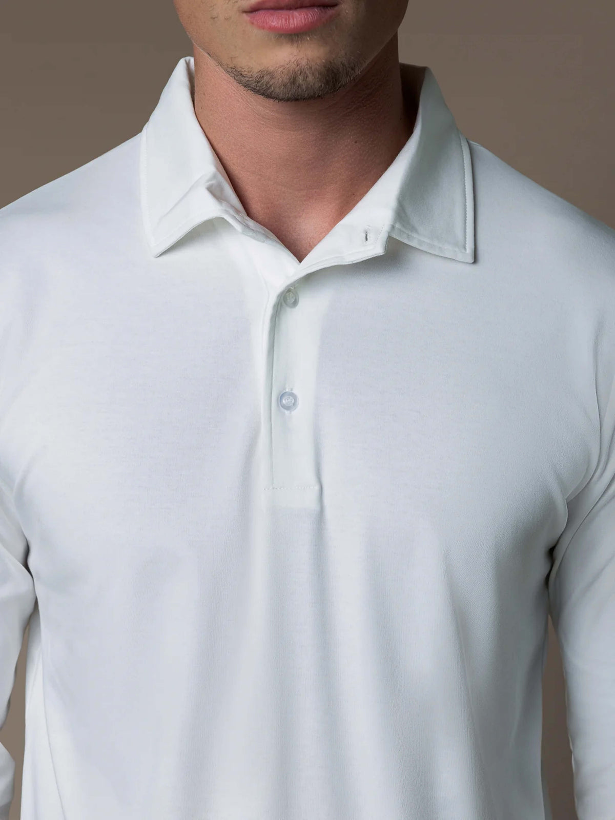 Lux Longsleeve Polo - Mixed 3 Pack - White