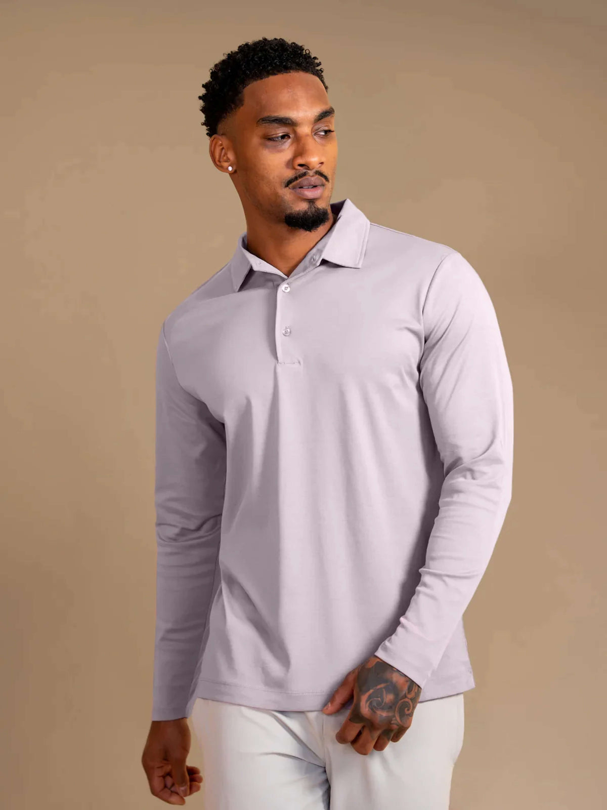 Lux Longsleeve Polo - Mixed 3 Pack - Warm Tones