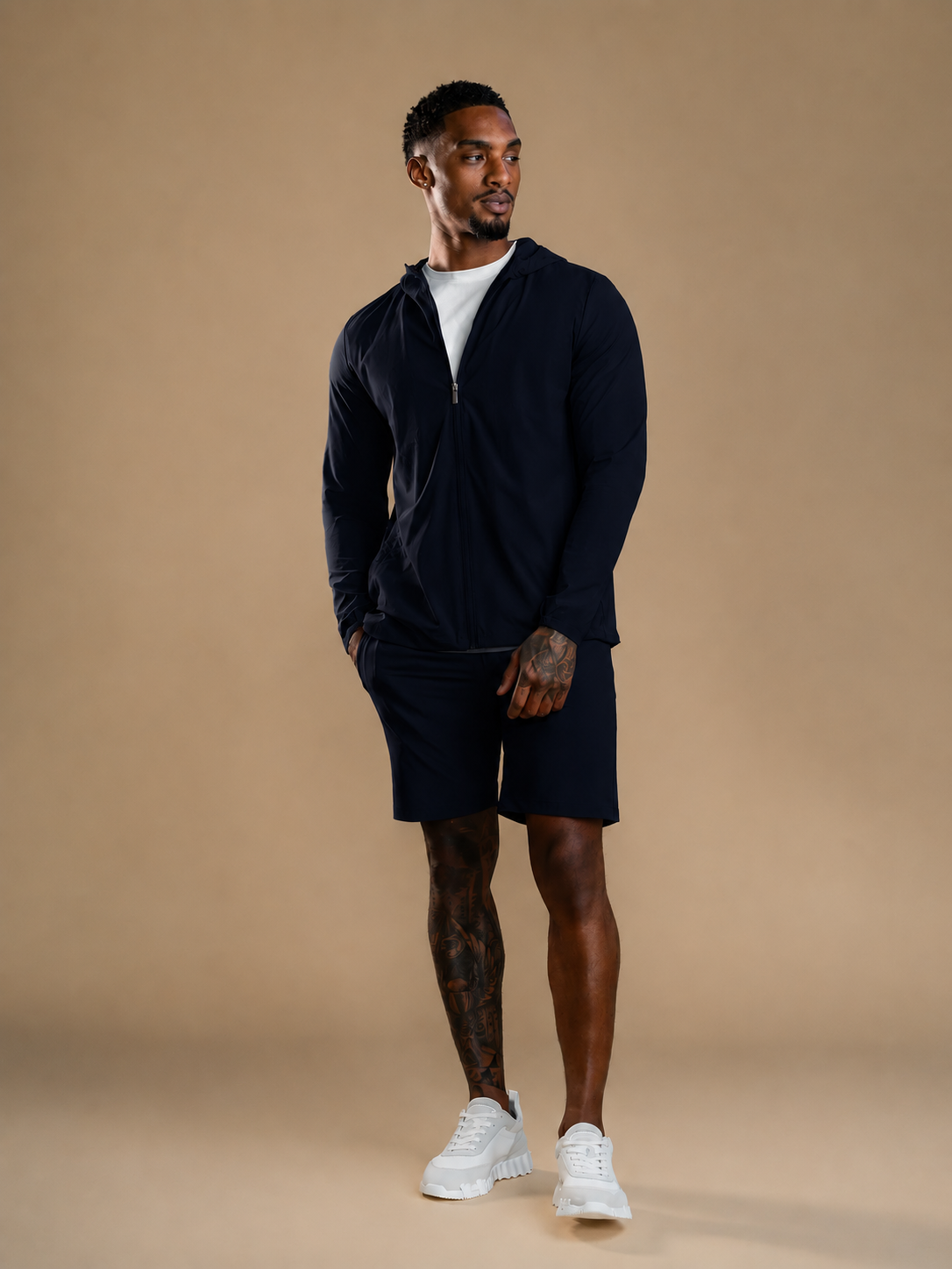 Tech Windbreaker Set - Deep Navy